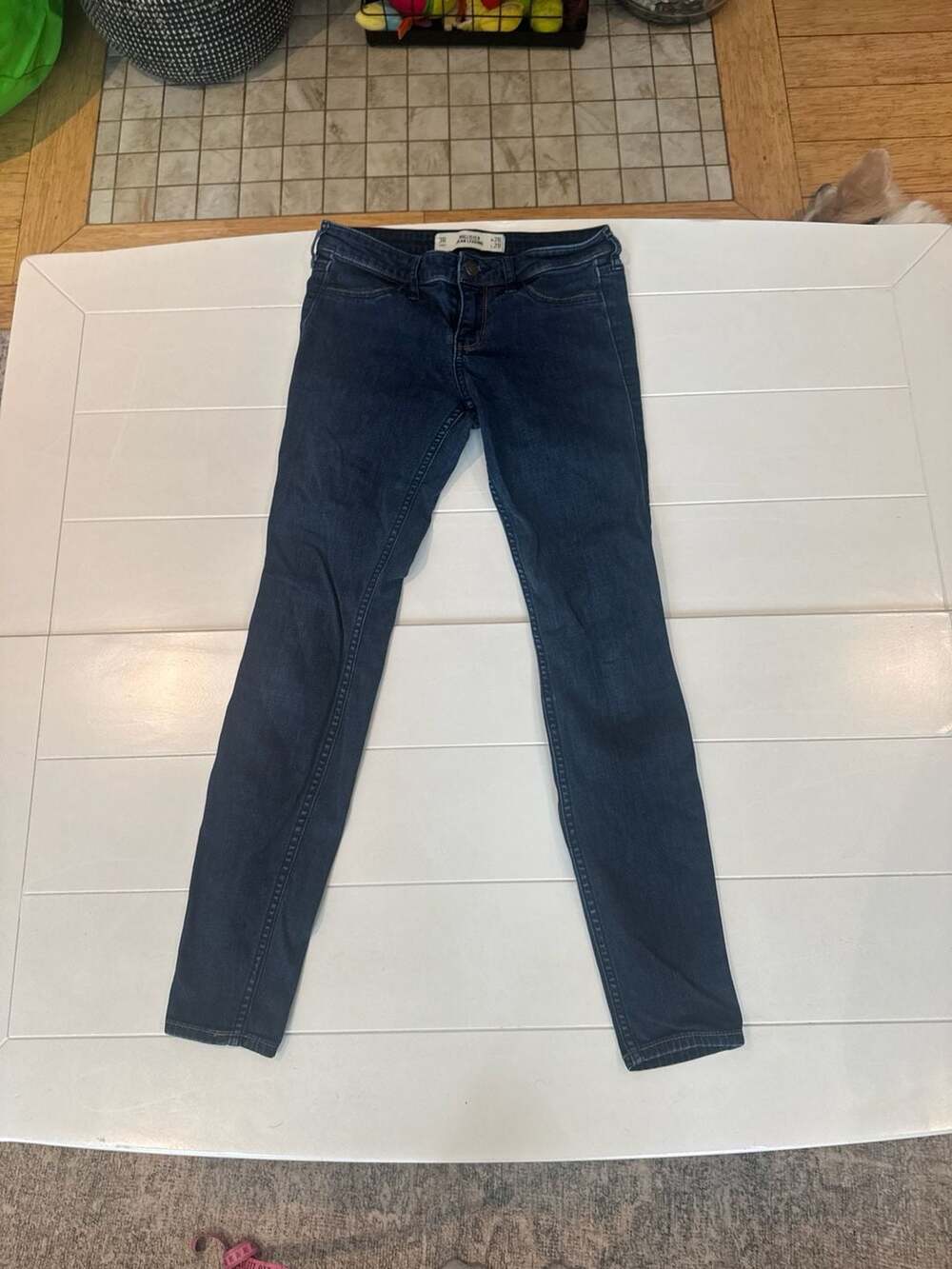 Hollister Jean Legging Dark Wash Skinny Jeans Size 3R 26x29